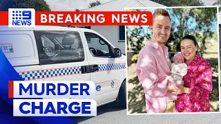 Man charged with murder of wife, newborn baby at Rockhampton home | 9 News Australia