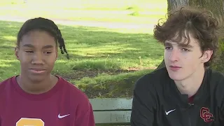 Track and field siblings motivate each other at Catholic High School
