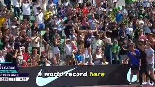 POLE VAULT WORLD RECORD MONDO DUPLANTIS - 6.23m