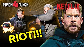 Corridor Crew Recreates Chris Hemsworth's Prison Brawl | Extraction 2 | Punch 4 Punch | Netflix