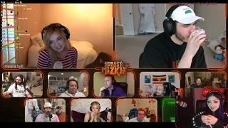 Minx reacts to Jschlatt during the roast of MizKif