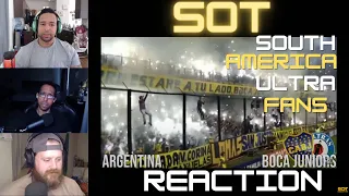 Staying Off Topic | Americans React -  Fans/Ultras: SOUTH AMERICA | #reaction #football