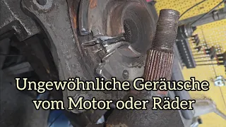 Ungewöhnliche Geräusche beim Fahren Ursachen defekte Radlager und reparieren