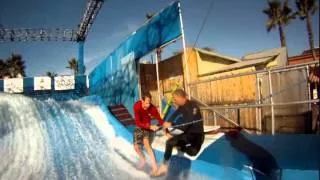 Flowrider Wave House San Diego & Extreme Unicycling!