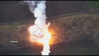 Уничтожение пусковой установки украинского ЗРК "Бук-М1"