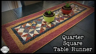 Quarter Square Table Runner - Charm Pack Friendly!!  By Lisa Capen Quilts