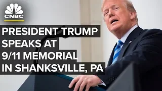 President Trump Speaks at 9/11 Memorial - Sept. 11, 2018