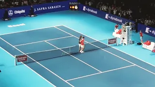 Roger Federer vs. Stefanos Tsitsipas - 2019 Basel - Semi Final Match Point