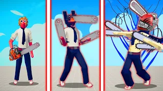 EVOLUTION OF CHAINSAW MAN ( ANIME )| TABS - Totally Accurate Battle Simulator