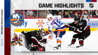 Islanders @ Coyotes 10/23/21 | NHL Highlights