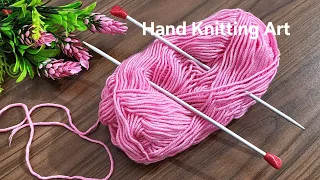PERFECT👌 An unusual knitting stitch! very easy and beautiful knitting pattern