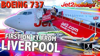 FIRST ON YOUTUBE! JET2 FLIGHT FROM LIVERPOOL TO TENERIFE! Boeing 737-800 (HDR10+ Trip Report)