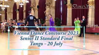 Vienna Dance Concourse 2023 - Senior II Standard Tango WDSF - Final - 20 July 2023