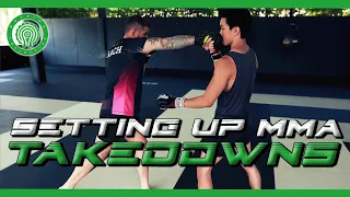 Boxing Entry to Single Leg Takedown - #MMA Training with George Hickman