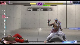 SF6 - RYU'S MAX DAMAGE COMBO (NO DENJIN CHARGE)