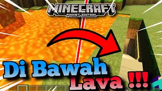 Cara Membuat Ruang Rahasia BAWAH LAVA!!! di Minecraft PE - TERNYATA GAMPANG !!!!