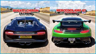 FH5 DRAG RACE! Mercedes-AMG GT Black Series 1200Hp Vs Bugatti Chiron