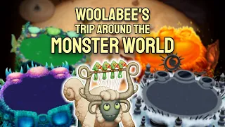 Woolabee's Adventure around the Monster World! (Woolabee on all Islands) 100th Video Special