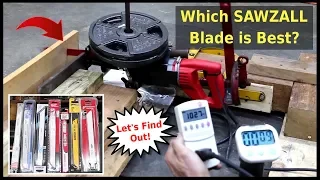 Which sawzall (reciprocating saw) blade is best?  Let's find out!