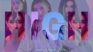 Maria Becerra x TINI x Lola Indigo - High Remix (Slowed + Reverb) | Irmãs Carvalho