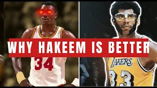 Why Hakeem Olajuwon is better than Kareem Abdul Jabbar