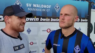 3. Liga | 6. Spieltag | SV Waldhof - SSV Ulm | Interviews