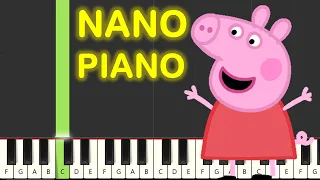 Peppa Pig Theme Song Piano Tutorial
