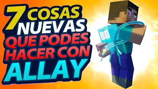 7 Cosas NUEVAS que pòdes hacer con ALLAY en Minecraft