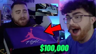 LosPollosTV Gifts His Brother Jake $100,000 Travis Scott Shoes for Album Listening Party!!! (CRAZY)