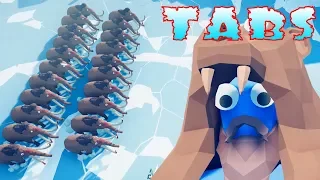 20 мамонтов против 100 мечников! Totally accurate battle simulator sandbox