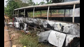 Akumadan: 6 persons burnt to death after vehicle catches fire during crash | Citi Newsroom