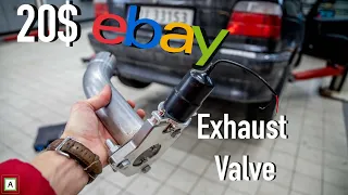 Installing the Cheapest Ebay Exhaust Cut Out Valve! Sound Test!