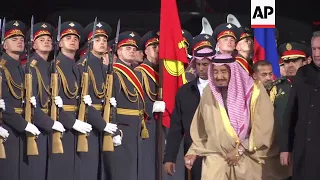 Saudi's King Salman arrives in Moscow