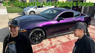 5.0 wrapped in Midnight Purple (Looks like paint)