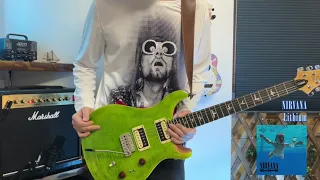 Nirvana – Lithium. Guitar Cover. Noob guitar practice.