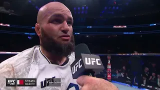 UFC 296: Шамиль Газиев - Слова после боя