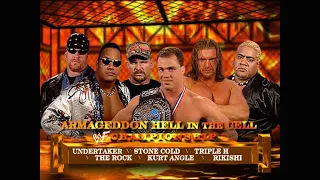 Story of Kurt Angle vs. Undertaker vs. Rock vs. Stone Cold vs. HHH vs. Rikishi | Armageddon 2000