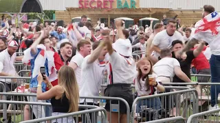 Euro 2020: England fans in Manchester celebrate opener against Italy | AFP