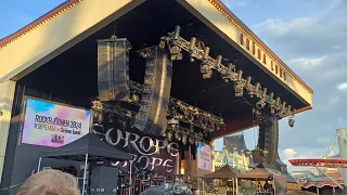 Gröna Lund Amusement Park in Stockholm in a concert with the Europe Band - 2024