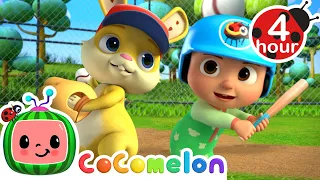 BASEBALL! Take Me Out to the Ball Game Song | Cocomelon - Nursery Rhymes | Fun Cartoons For Kids