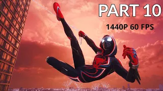 MARVEL'S SPIDER-MAN MILES MORALES 100% Walkthrough Gameplay Part 10 No Commentary (PC - 1440p 60FPS)
