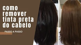 COMO REMOVER TINTA PRETA DO CABELO - PASSO A PASSO