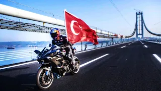 World Record Top Speed Moto Kawasaki H2R 400 km/h in 26 sec