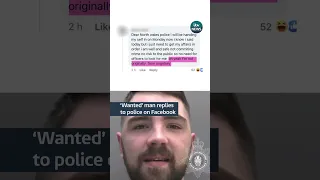 ‘Wanted’ man replies to police on Facebook #uk  #crime  #wales  #police