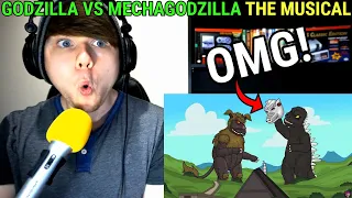 ♪ GODZILLA VS MECHAGODZILLA THE MUSICAL - Animated Song @lhugueny REACTION!