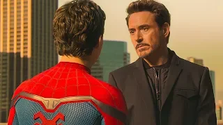 Железный Человек забирает костюм у Человека Паука. Человек-паук: Возвращение домой. 2017