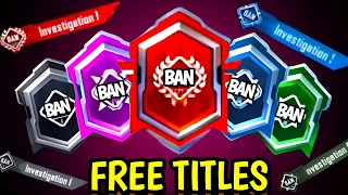 HOW TO GET FREE INVESTIGATOR TITLES IN PUBG MOBILE !