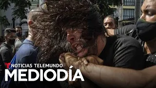 Videos muestran la represión a las protestas en Cuba | Noticias Telemundo