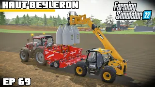 FIRST TIME GROWING POTATOES! | Farming Simulator 22 - Haut-Beyleron | Episode 69