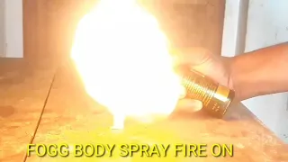AWESOME SCIENCE EXPERIMENT/SCHOOL EXPERIMENT/HOW TO MAKE  FOGG BODY SPRAY FIRE / NEW EXPERIMENT